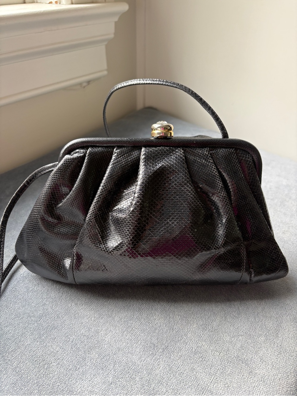 Susan Gail Snake Skin Handbag